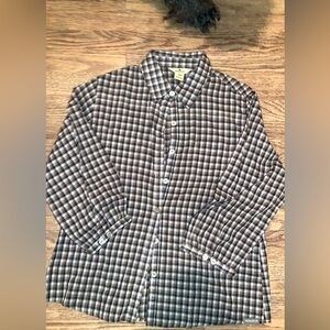 NWOT woolrich button up summer plaid classic  preppy blouse top casual spring